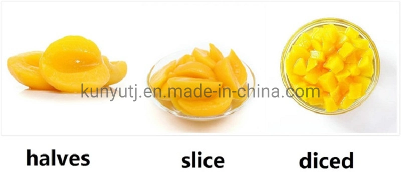 Hot Selling Canned Yellow Peach in Syrup with Customized Label