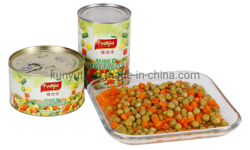 Hot Selling Canned Food Canned Mixed Vegetables 425g