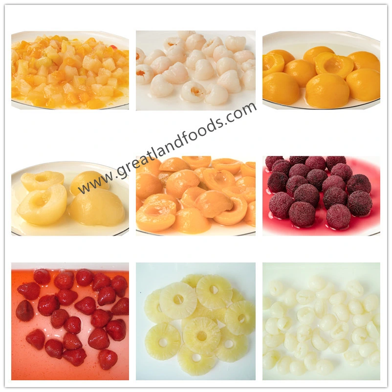 Tinned Lychees Canned Fruit Manufacturer Wholesale Canned Lychee Whole in Eol/Nol