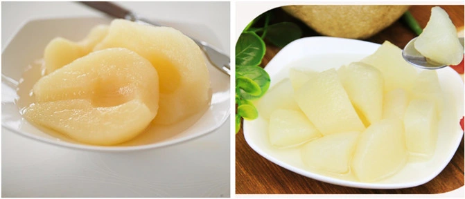 Fresh Fruit Canned Snow Pear Halves in Light Syrup