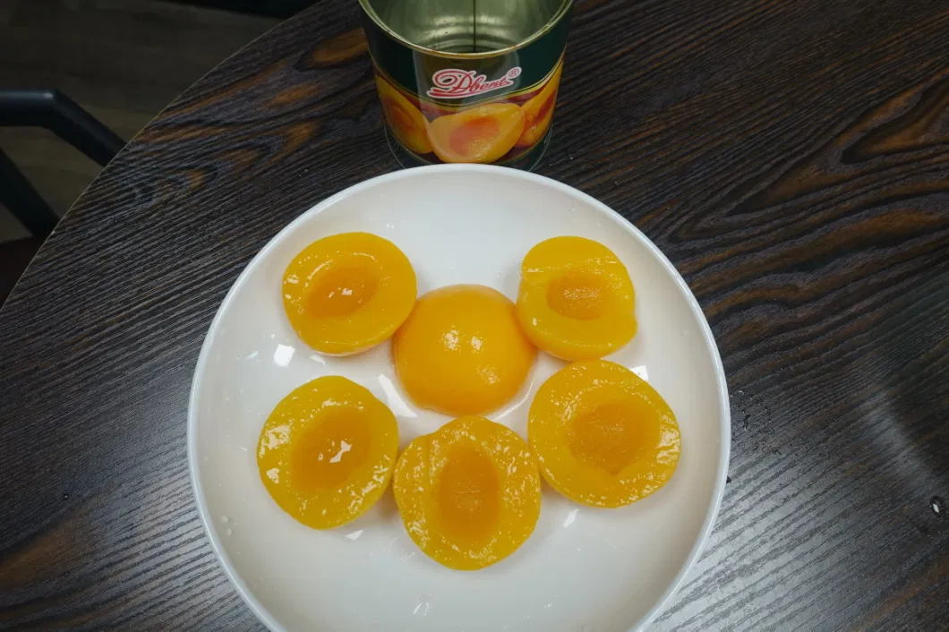 820g/3kg Fresh Fruit Canned Peach Halves/Slice/Dices in Syrup with Private Label