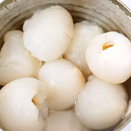 Canned Fruits Canned Sweet Lychee in Light/Heavy Syrup with Lithographed in Easy Open Green Tins